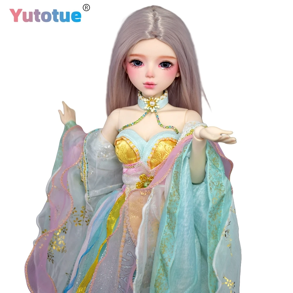 

YUTOTUE 1/3 BJD Doll 56cm Height Female Joints Body Handpainted Face Makeup Ancient Clothes Full Set Toy