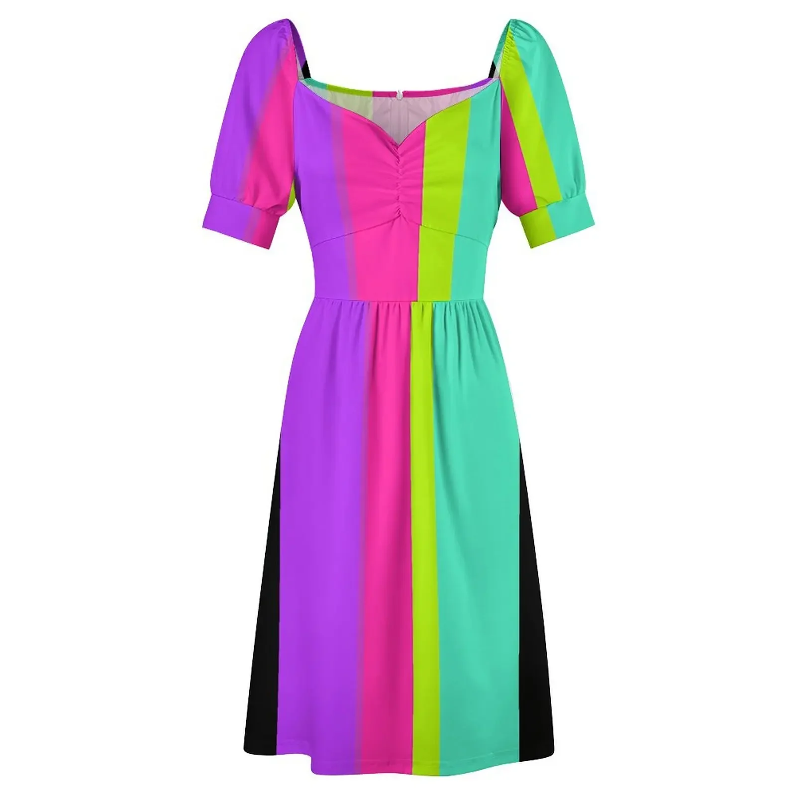 Reise durch die 80er Jahre ärmelloses Kleid Abendkleid Damen Damen elegante lose Kleider