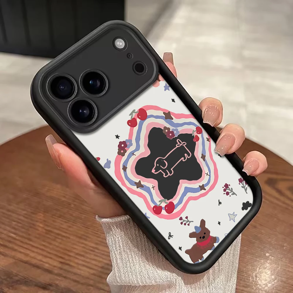 Cartoon Star Dachshund Riemen-Seil-Handyhülle für Samsung Galaxy Note 20 Ultra S24 S25 S26 Plus S24 FE S23 S24 S25 Ultra Cover – Detail 6
