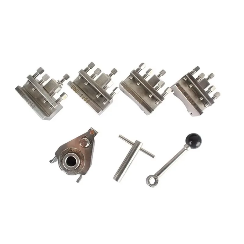 ชุดแท่นจับเครื่องมือกลึงแบบเปลี่ยนเร็ว 40 ตำแหน่ง ยี่ห้อ Eb Stainless แบบยุโรป พร้อมชุดแท่นและตัวจับเครื่องมือสำหรับเครื่องกลึง