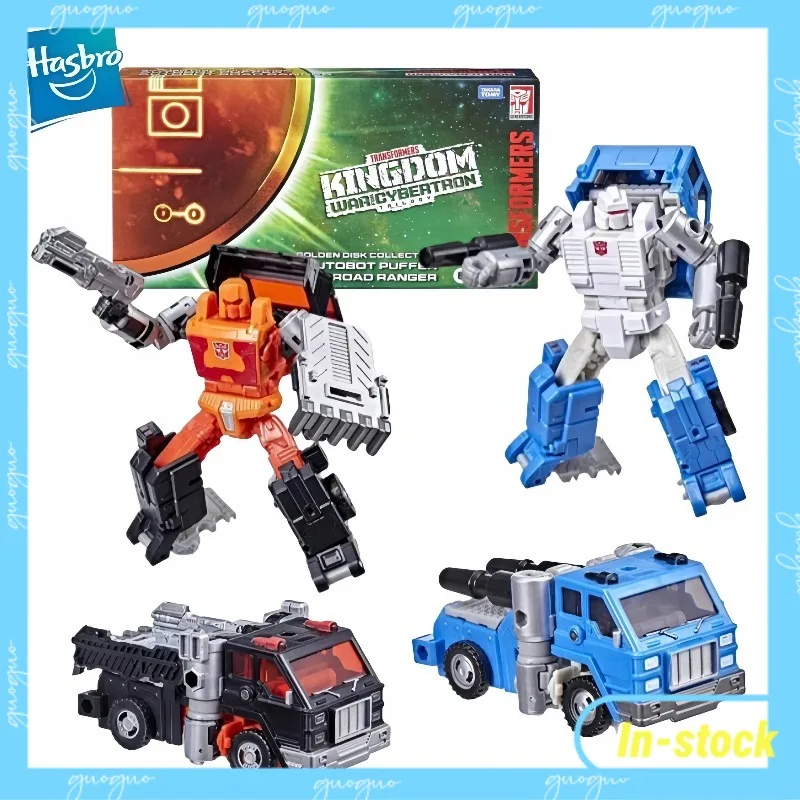 

【In-stock】Hasbro Cybertron Battle Road Ranger and Puffer Action Figures Can Collect Model Toy Gifts