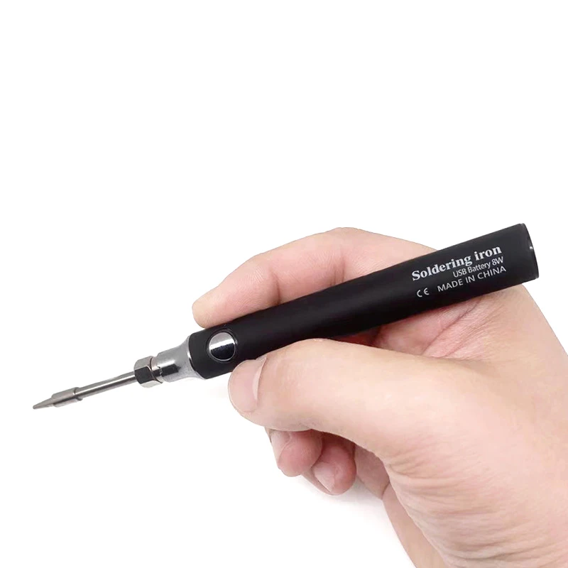 

1pc Wireless Portable Mini Soldering Iron Tip USB Battery Soldering Iron Welding Tips For Repair Welding Tools