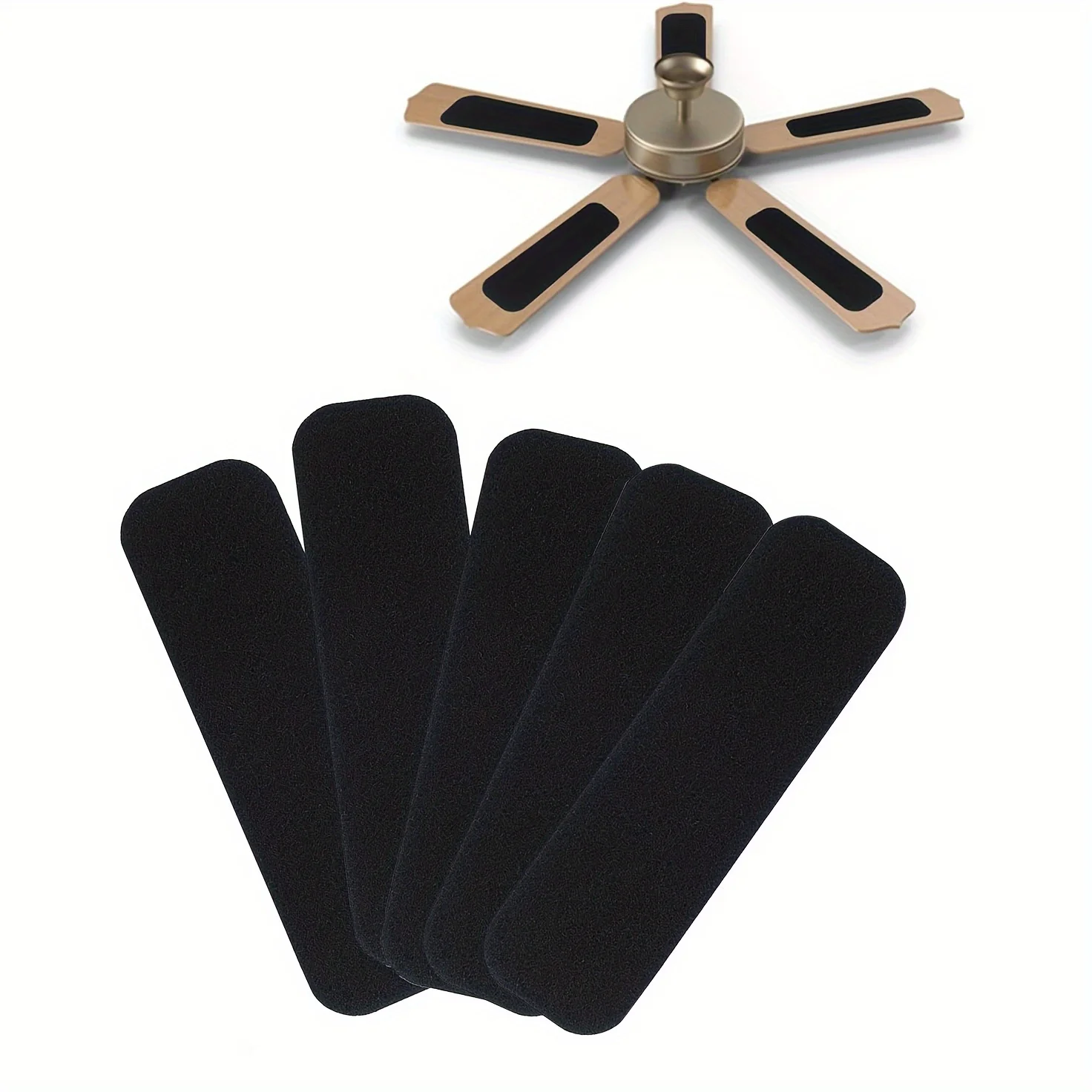 

5-Piece Activated Carbon Air Purifier Filters - Blade Fan Compatible, Charcoal Technology