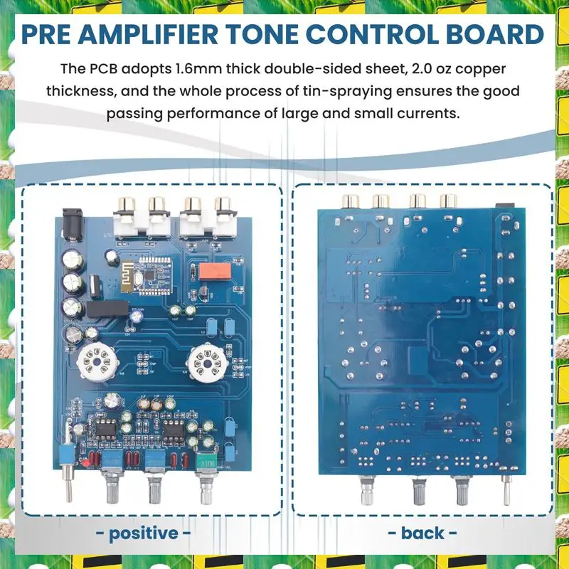 3C Electron Bluetooth Tube Preamplifier Fever Hifi 6J5 Bile Vacuum Tube Preamp NE5532 Pre Amplifier Tone Control Board,Bluetooth