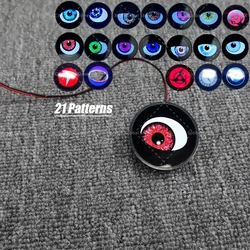 21 Modes Car LED Devil Eyes Demon Evil Eye Lenses 12V For Car WIFI Control Eyes Retrofit Kits Fitting Car Light Accessories