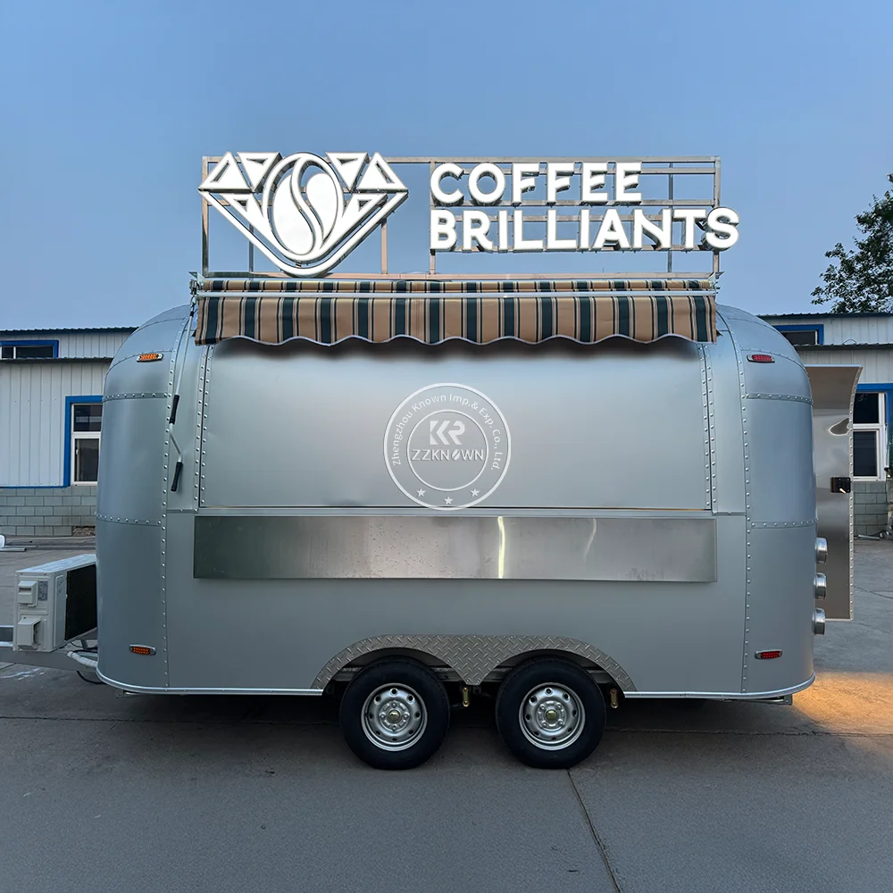 

Street Hot Dog Pizza Trailer Catering Truck Concession Mobile Fast Food Truck With Full Kitchen Custom Food Trailer For Sale
