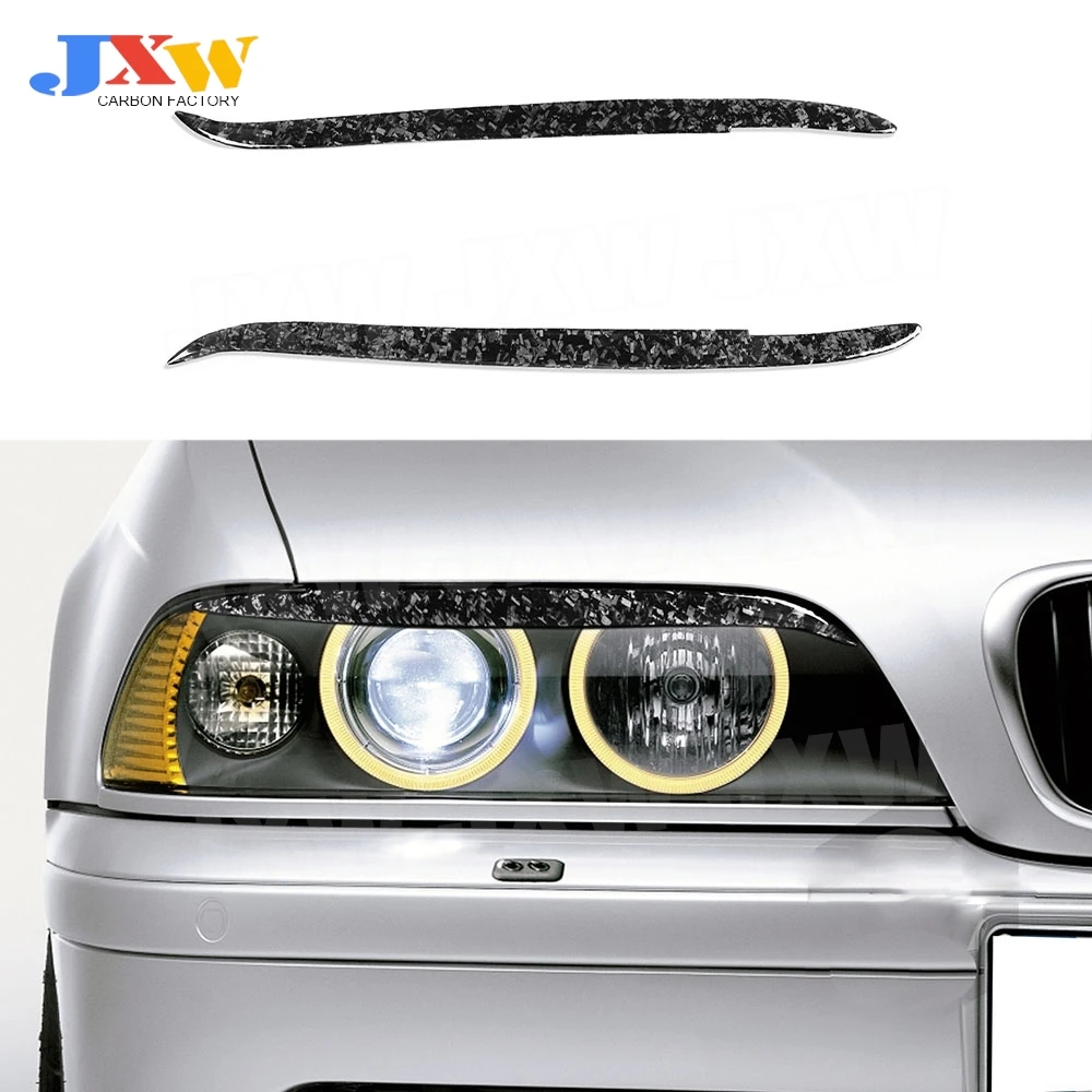 

Carbon Fiber Front Lamp Eyebrow Headlight Covers for BMW 5 Series E39 1997-2003 Front Lamp Eyelids Car Styling