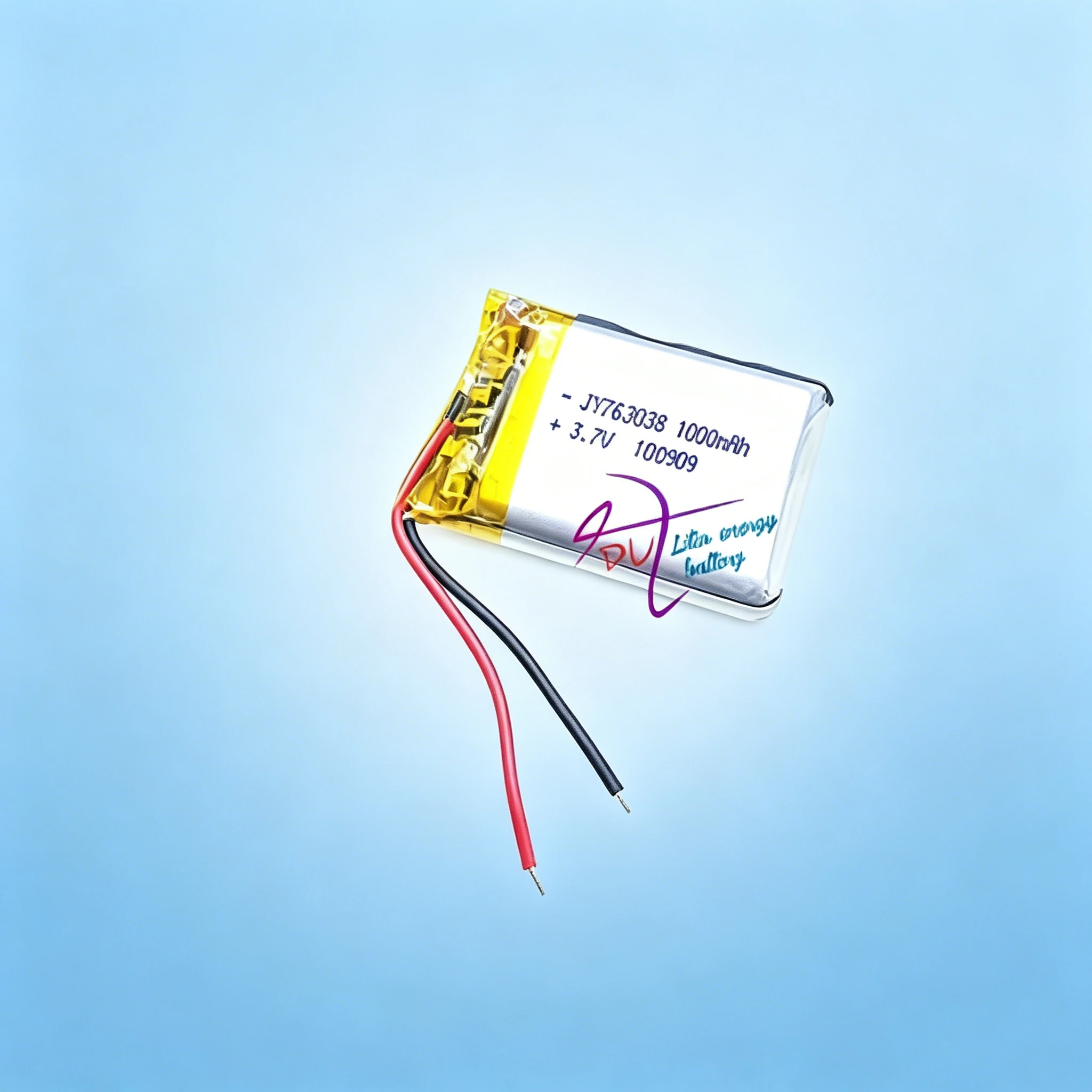 763038 3.7V 1000MAH lithium-ion polymer battery 1000 mah vehicle traveling data recorder LED speakers toys
