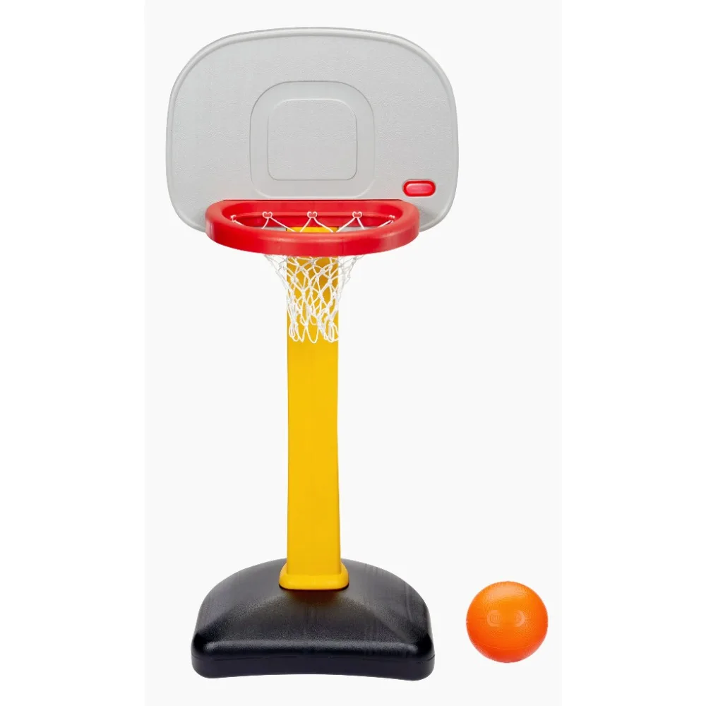 

Набор баскетбольных колец для улицы с регулируемой высотой — прочный всепогодный щит для подъездной дороги, двора, использования для детей и взрослых