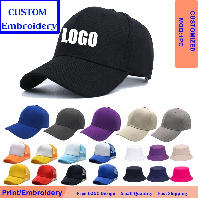 

Customized embroidery Logo baseball hat trucker cap for Team ,Sports