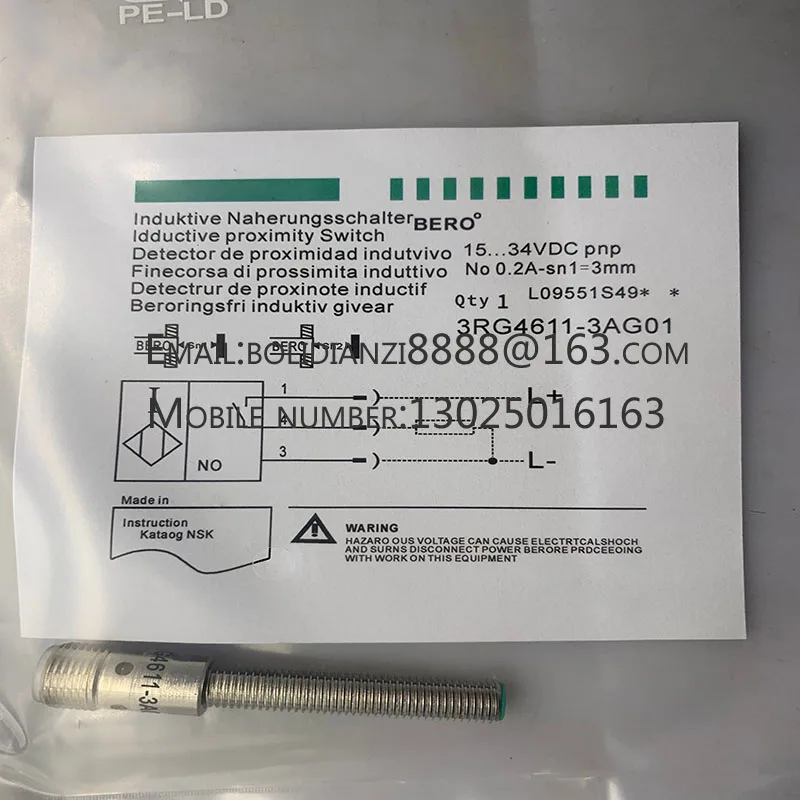 

The brand-new original sensor 3RG4637-0AG01-PF warranty for one year in stock