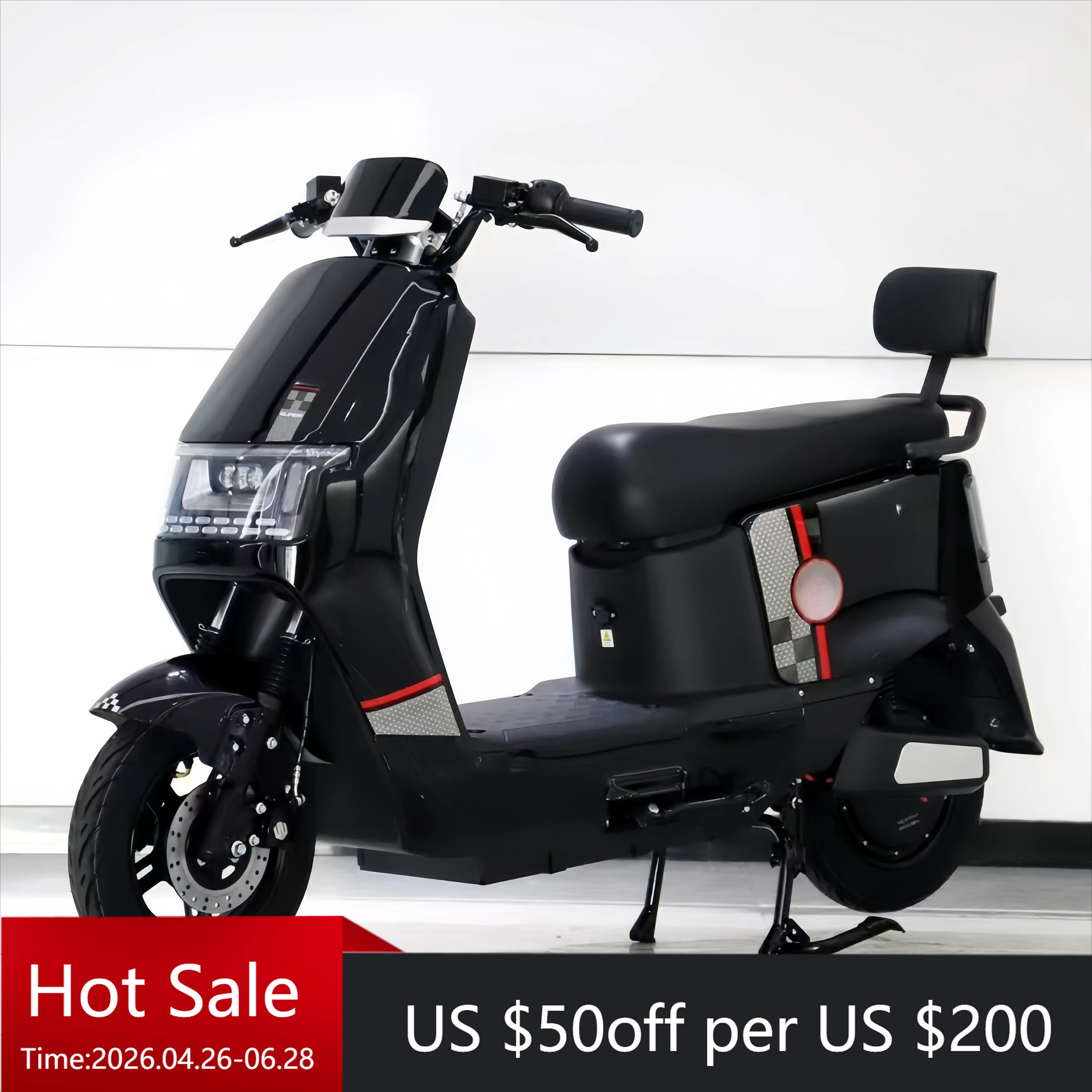 

High-speed two-wheeled electric motorcycle, adult city electric motorcycle