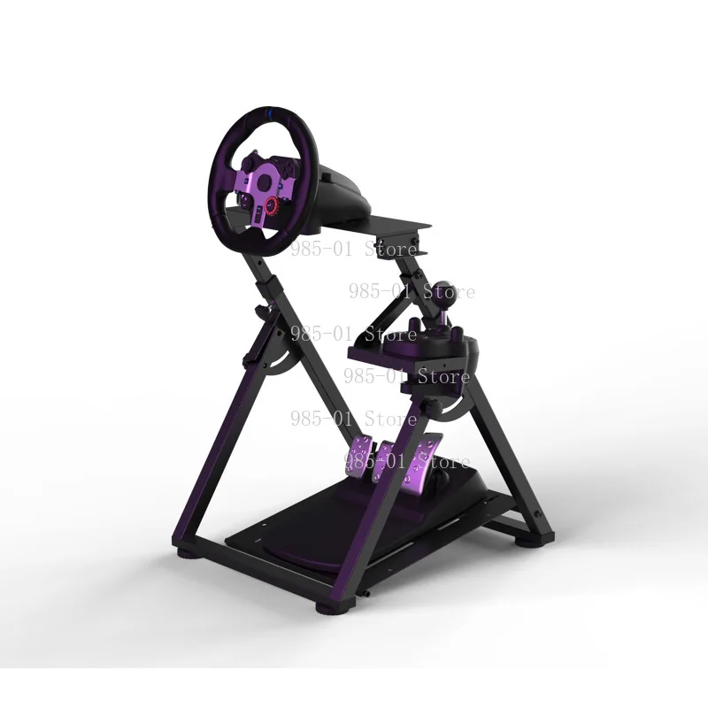 X-Type Folding Racing Simulator Bracket Home Gaming Stand Support for Logitech G Series Figure Master Steering Wheel