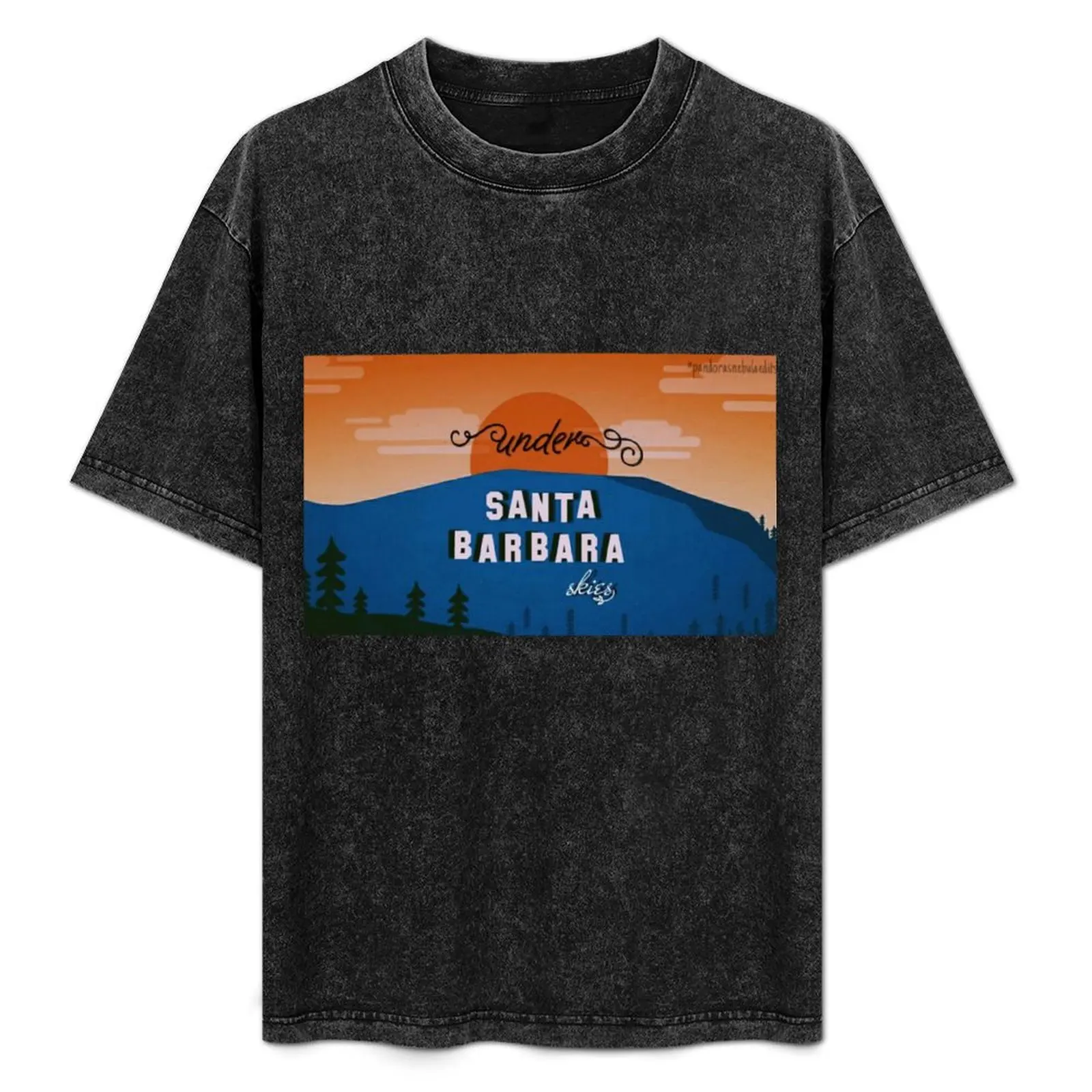 Camiseta Psych The Musical: Under Santa Barbara Skies, camiseta festiva simples