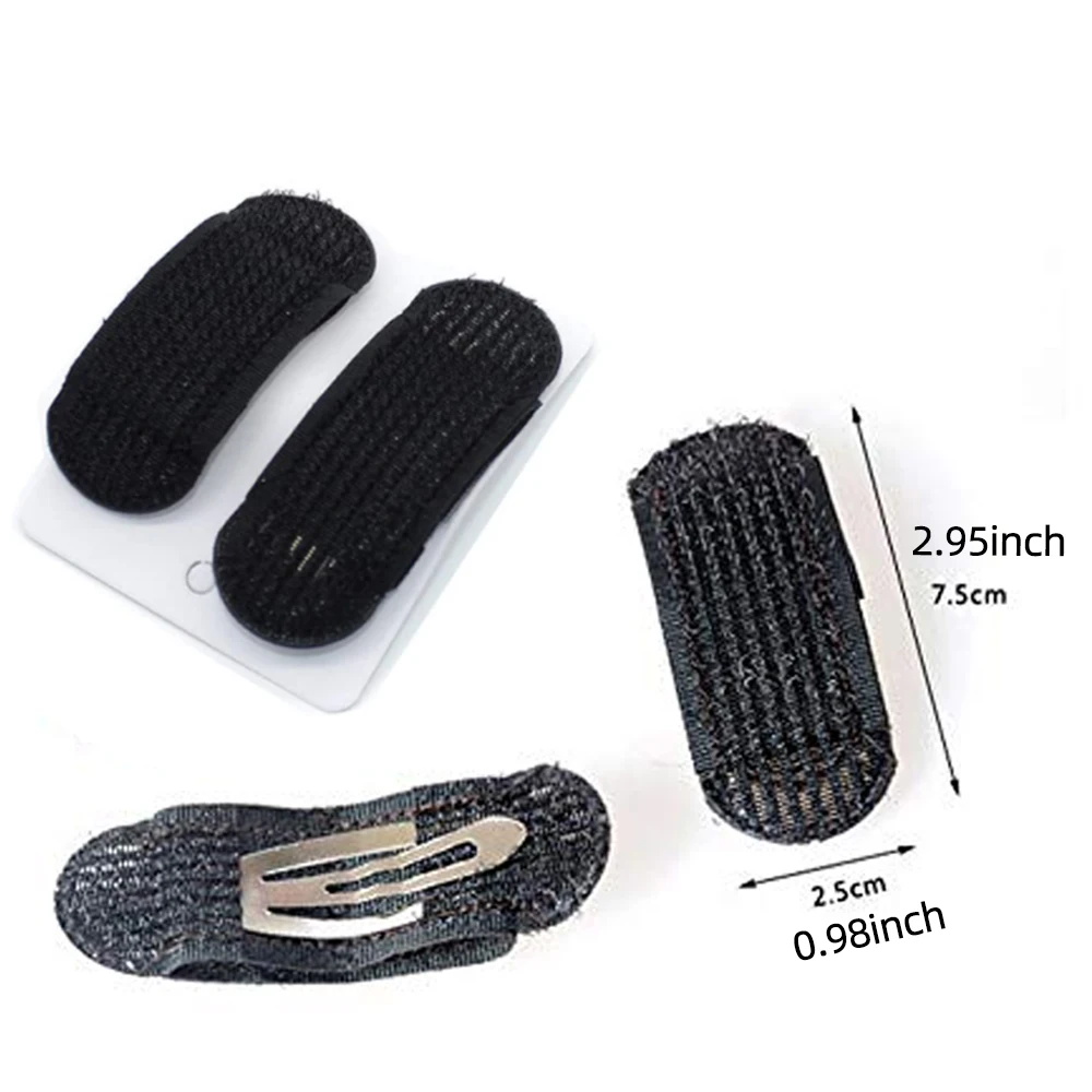 10 Pcs Fluffy Hair Pads Women's Raised Hair Clip Traceless Hair Clip Volume Hair Insert Bun High Bun Hair Base Styling Tool