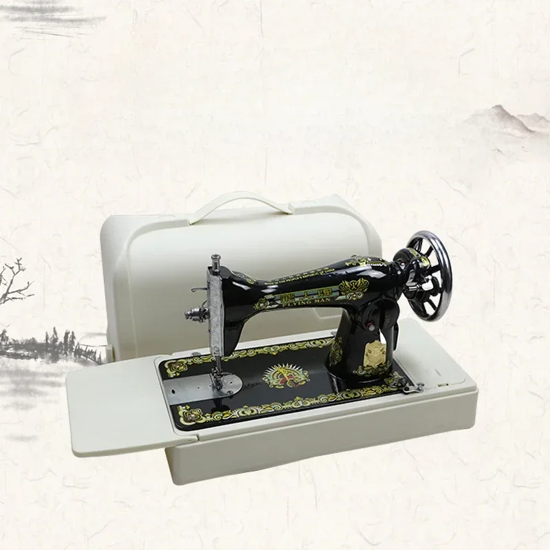 Electric Household Vintage Sewing Machine Clothes Car Foot-on Desktop Sewing Machine