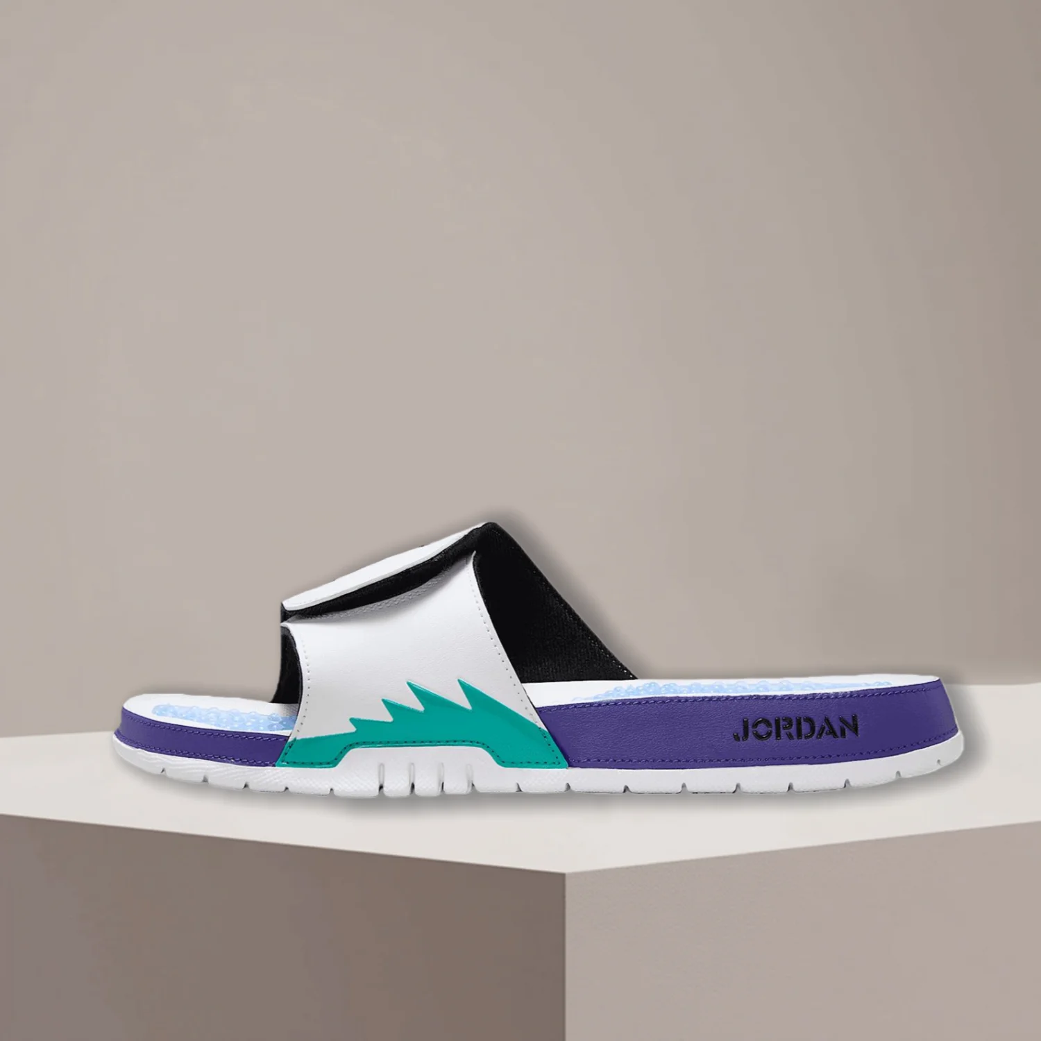 Nike Air Jordan 1 Hydro 5 Retro Edition Zapatillas suaves, cómodas, antideslizantes y duraderas Estilo unisex Blanco 555501103