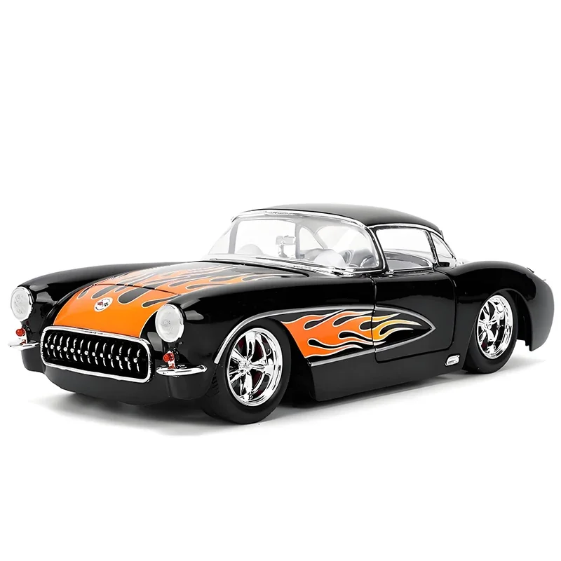 جادا 1:24 1957 سبيكة العضلات سيارة Diecasts ولعبة المركبات نموذج سيارة مصغرة مقياس نموذج سيارة للأطفال