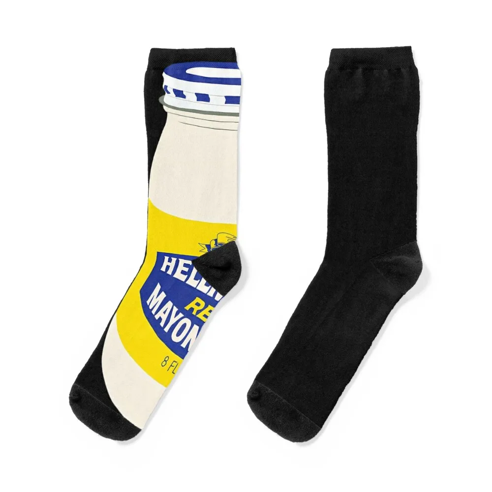 Mayonnaise For Fans Socks with print Rugby bright garter football Socks For Men Women's