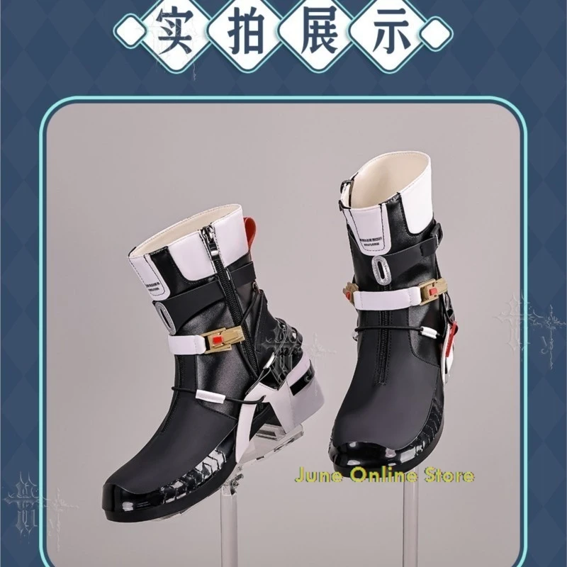 Costumes de cosplay d'anime Arknights Endfield Li Zhiyan, perruque Arcane, cheveux blancs dégradés cyan, accessoire de jeu de rôle Comic Con, cadeau