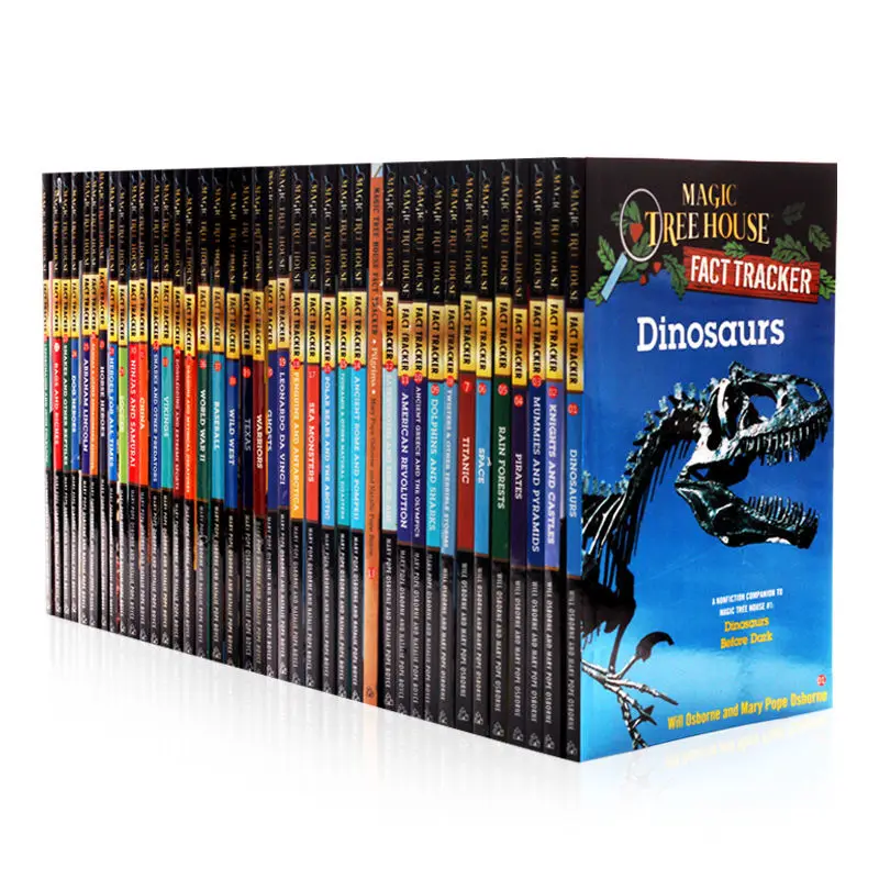 

40 Books/Set Magic Tree House Fact Tracker Story Books English Reading Children's Books for Kids English Kids Books