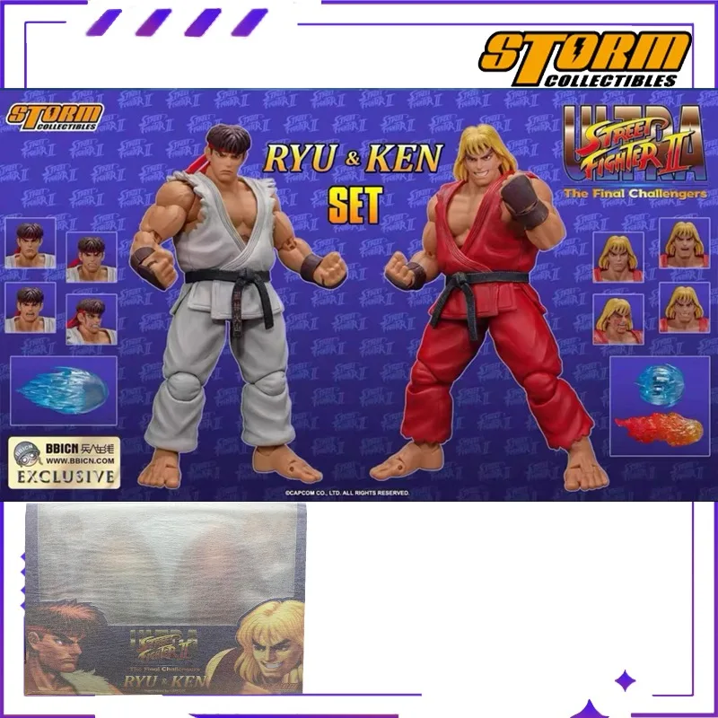Storm Toys Oryginalny Zestaw Street Fighter 2 Long & Ken w Skali 1/12 Edycja Limitowana RYU & KEN Figurka Mobilna Model Zabawka Ręcznie Robiona Prezent Dostępny od Ręki