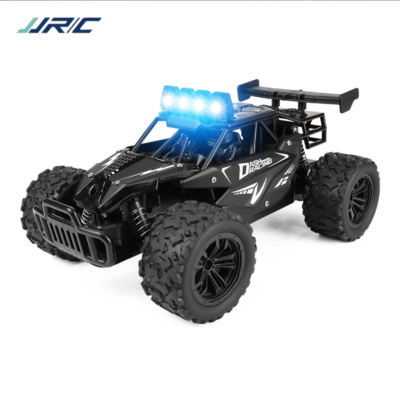 JJRC ferngesteuertes Spielzeugauto mit Aluminiumkarosserie, starken Offroad-Eigenschaften, Hochgeschwindigkeitsfahrt und unabhängiger Aufhängung.