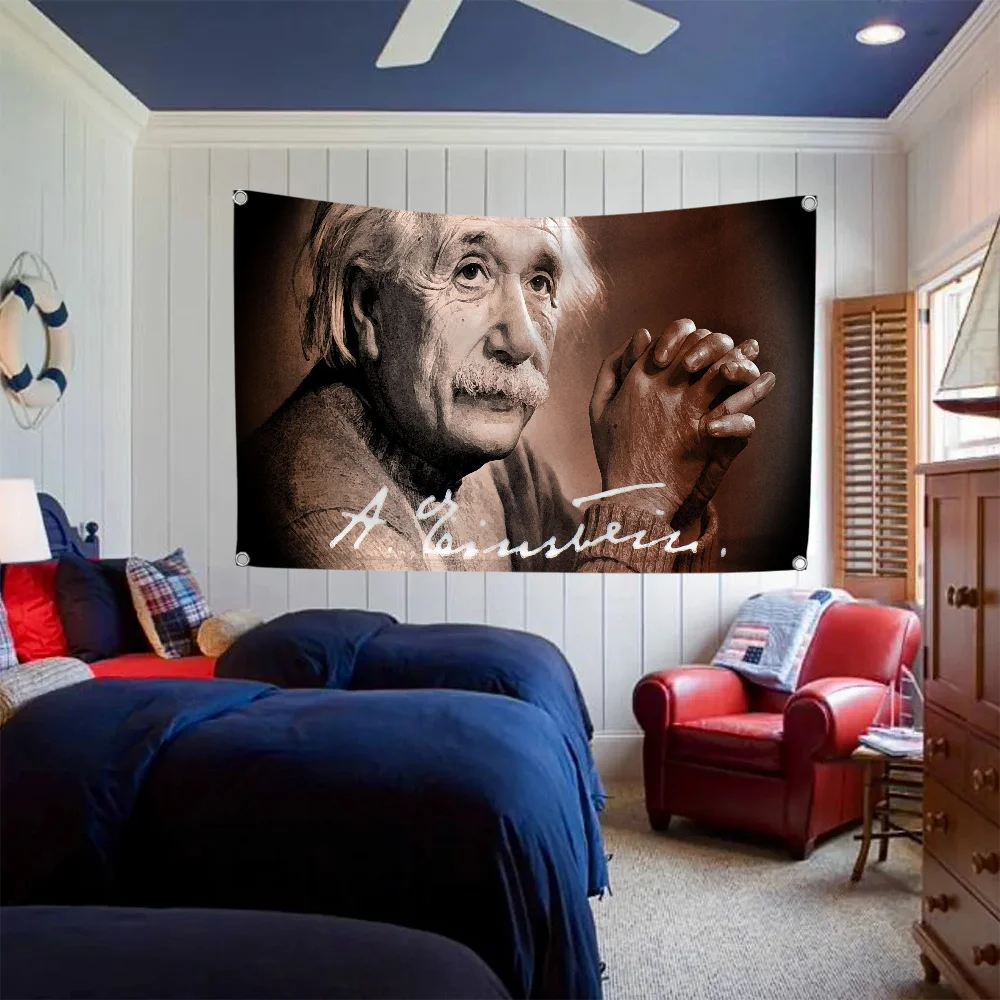 Double Penetration Flag Einstein Home Decor Items Gay Beer Funny Flags for Bedrooms Garage Decoration Skateboard Custom Flag