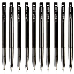 Deli-Bullet Tip Ballpoint Pen Set, Fine Point 0.7mm, Black Ink, Office and School Supplies, Stationery