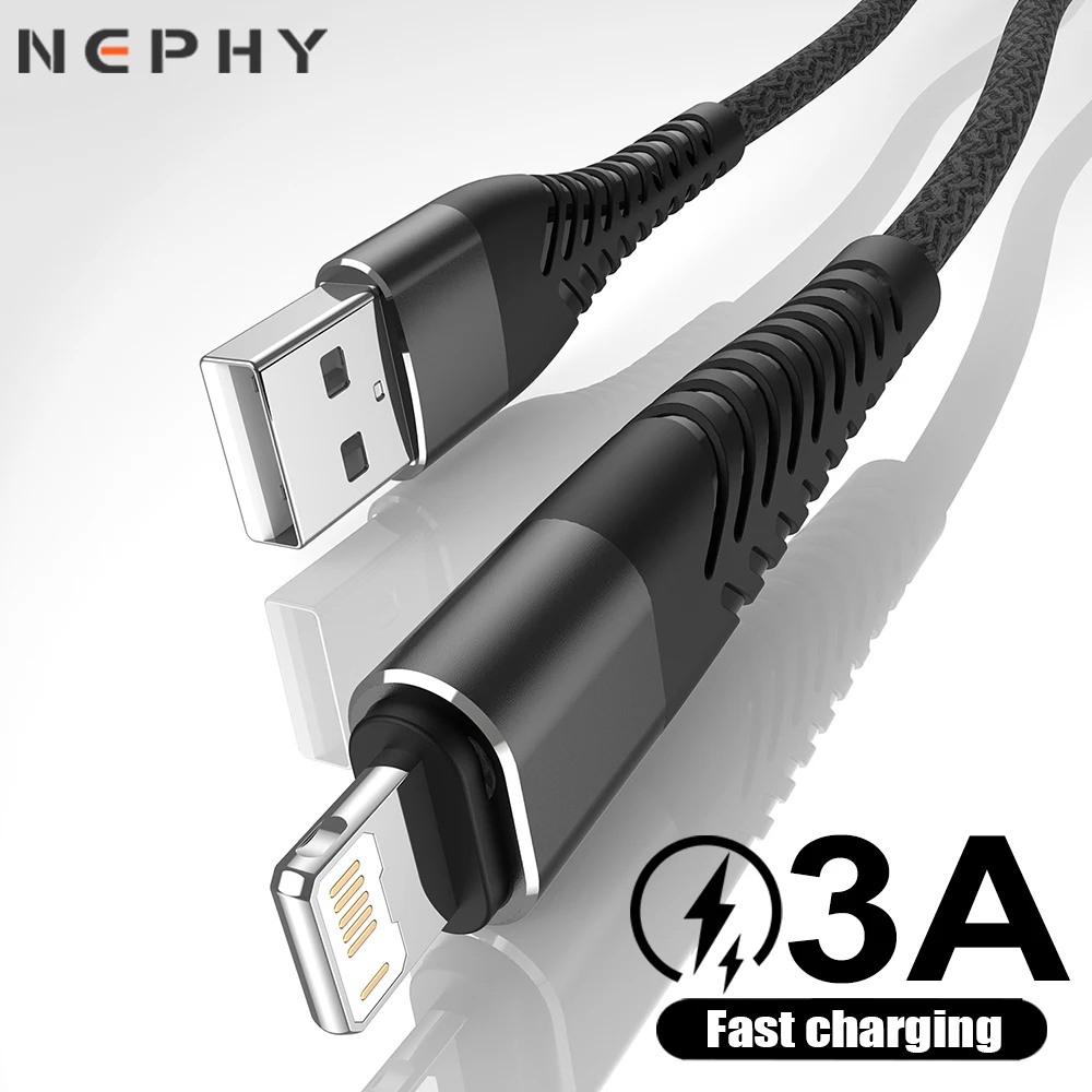 2m 3m Fast Charge USB Cable For iPhone 14 13 12 11 Pro Max X XR XS 6 7 8 Plus SE iPad mini Apple Phone Data Charger 1 2 3 m Wire