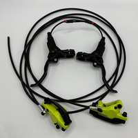 Oil Hydraulic Brake Set With Pad Calliper Plate Front Rear Disc Brake For LANGFEITE C1 KUGOO G1 Pro Electric Scooter Accessories