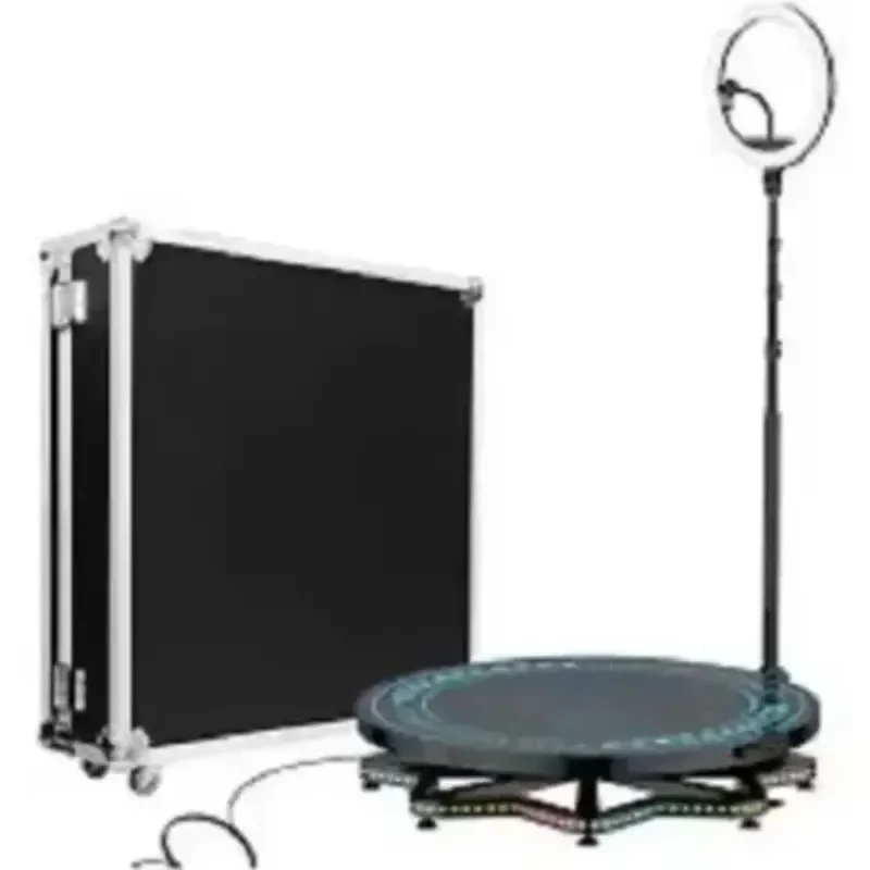 Original New Portable Rotating Camera Selfie Platform Slow Motion Booth Machine Rotating Bracket for Smartphones