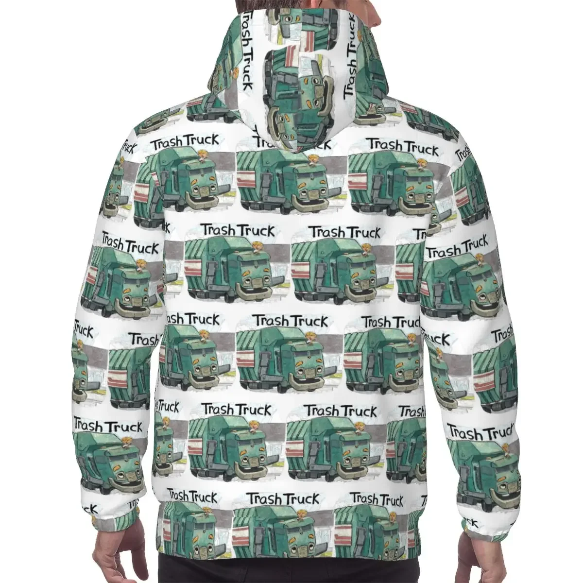 Felpa con cappuccio Netflix Cartoon Trash Truck Pullover Hip Hop Autunno Inverno Felpe da donna da uomo Top a maniche lunghe