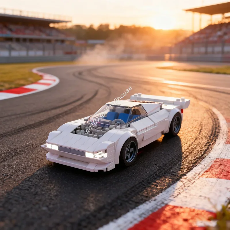 

329 деталей MOC Peugeot OXIA Concept City Champions Supercar: Конструктор, развивающая игрушка, идея для творчества, рождественский подарок