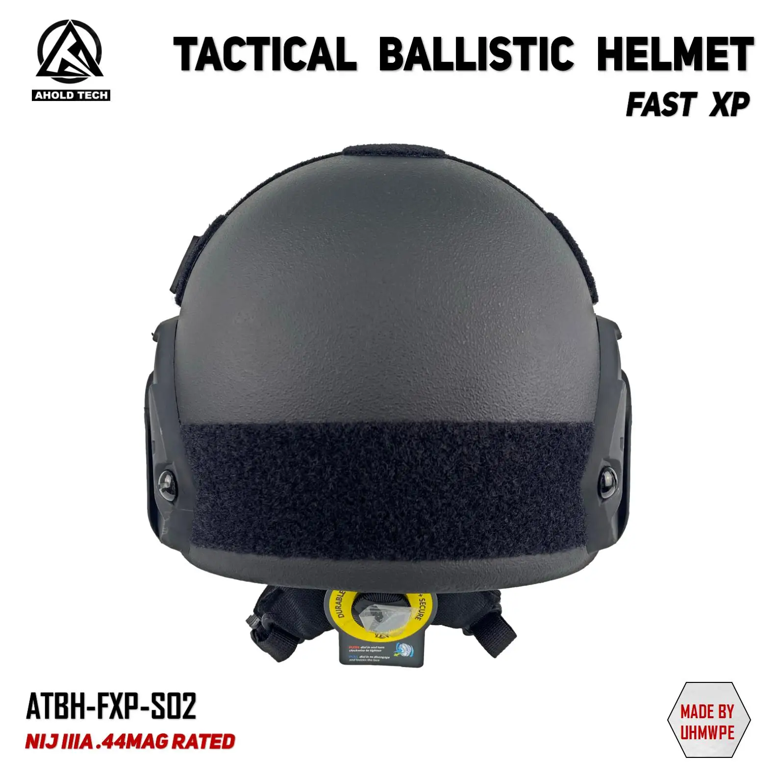 Aholdtech Ballistic Helmet FAST XP Tactical PE Aramid ISO NIJ IIIA 3A CAM FIT BOA Dial EPIC Liner High Cut Bulletproof Helmet