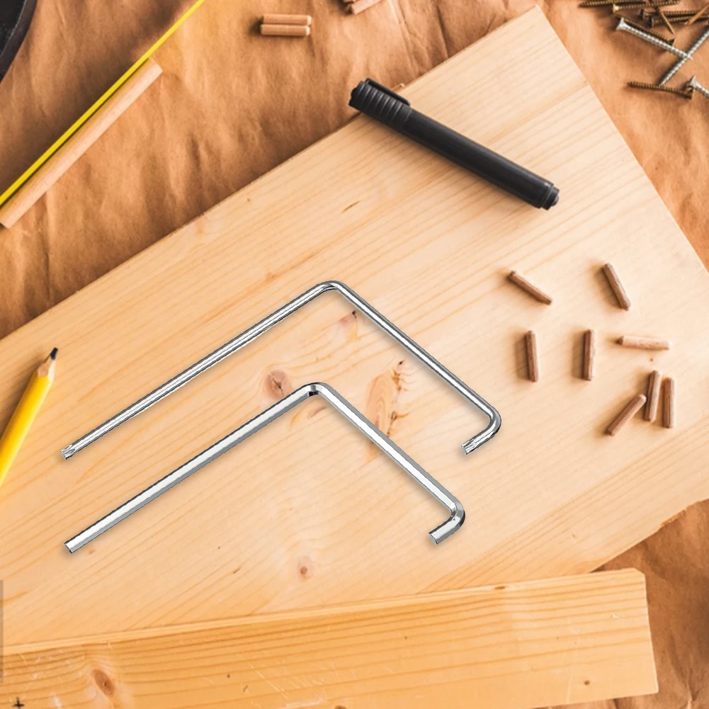 

2 шт. изогнутый внутренний шестигранный ключ, износостойкий оконный ключ, многоцелевой точный шестигранный ключ для велосипеда