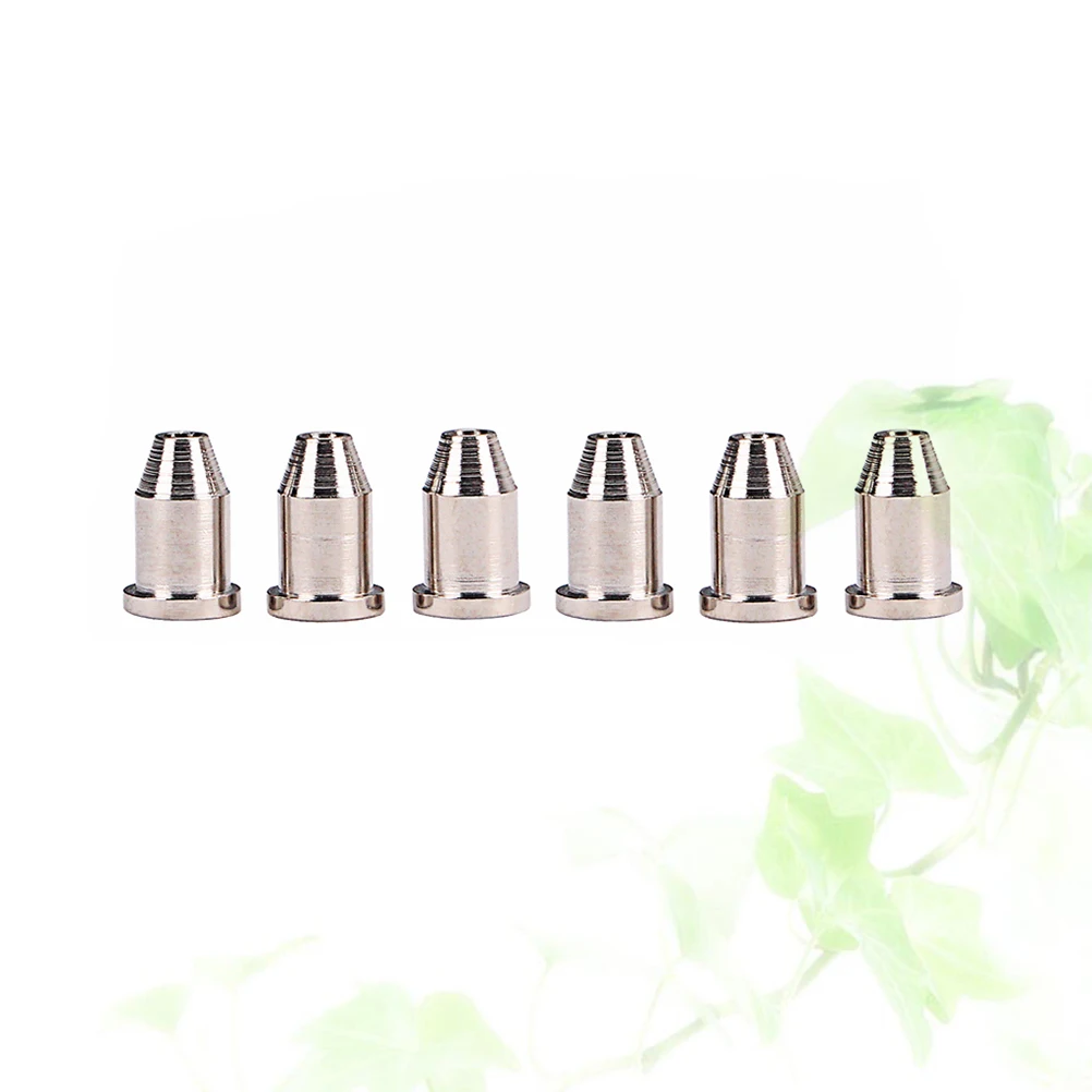 

6 Pcs Parts Guitar String Buckle Through Body Ferrules for Bass Existing Guitars