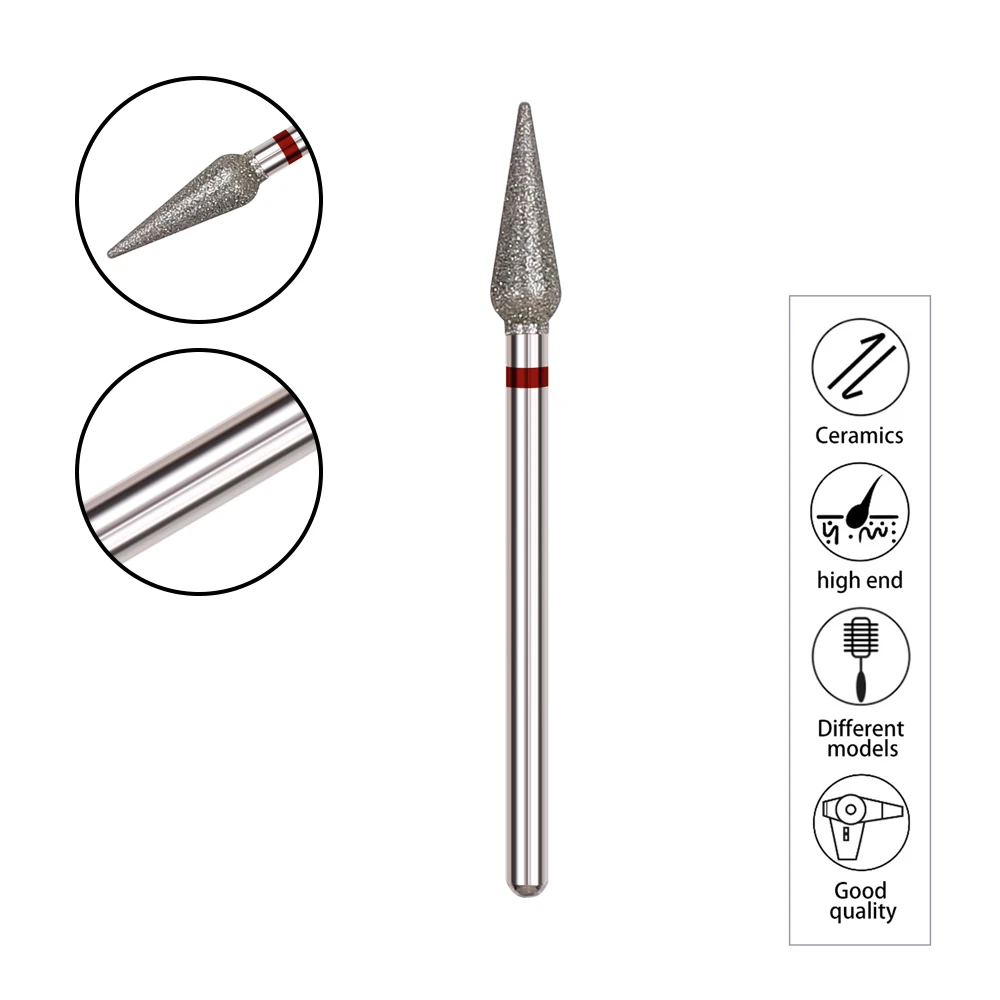 หัวเจียรเล็บ 1 ชิ้น สำหรับเครื่องตะไบเล็บ ทำเล็บมือ เล็บเท้า ทำความสะอาดหนังกำพร้า ตะไบเล็บ หัวเจียรสำหรับทำเล็บ อุปกรณ์เสริมสำหรับตกแต่งเล็บ