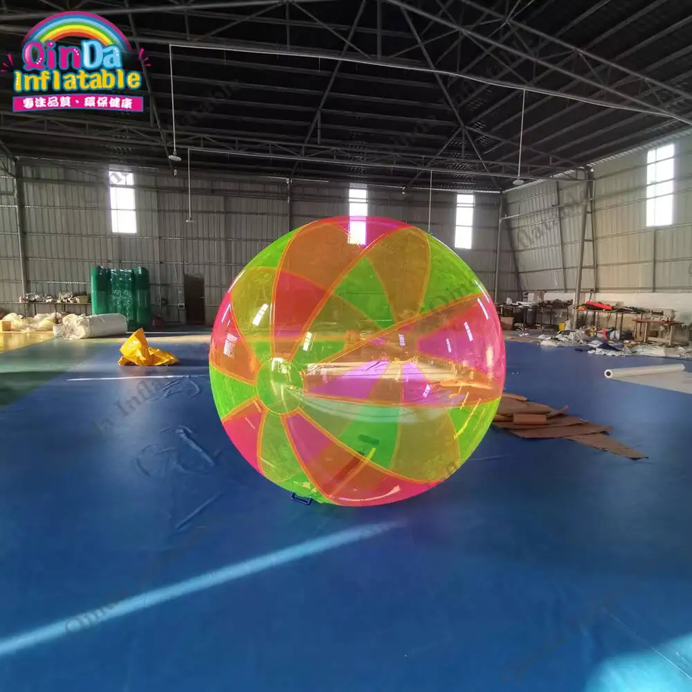 Free Air Pump Water Pool Toys Inflatable Floating Water Ball,Wear-Resistant Inflatable Water Walking Ball With Zipper