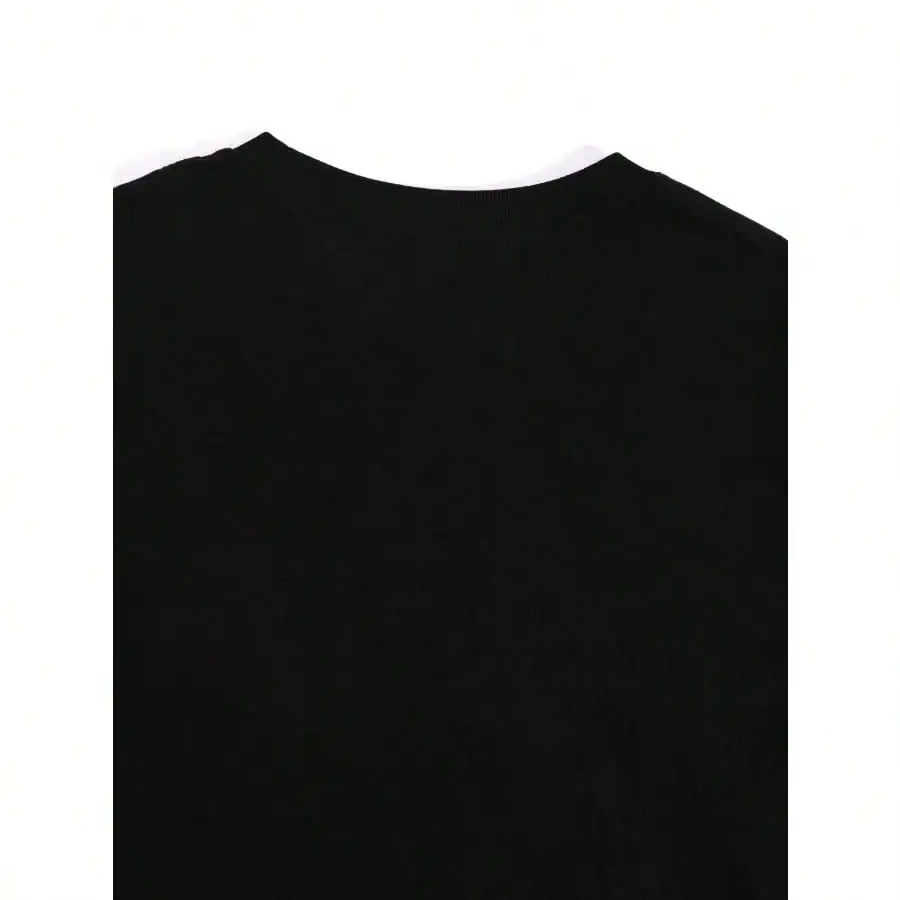 Women's Heart Print T-Shirt - Crew Neck Short Sleeve Casual Top, Spring/Summer