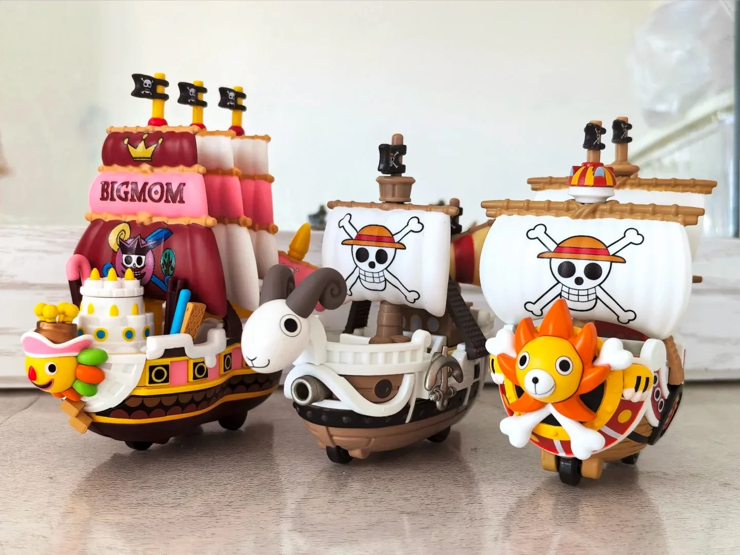 POP MART Original ONE PIECE THE GRAND LINE SERIES VEHICLES Blind Box Toy for Collection Home Decoration Ornaments Surprise Gifts