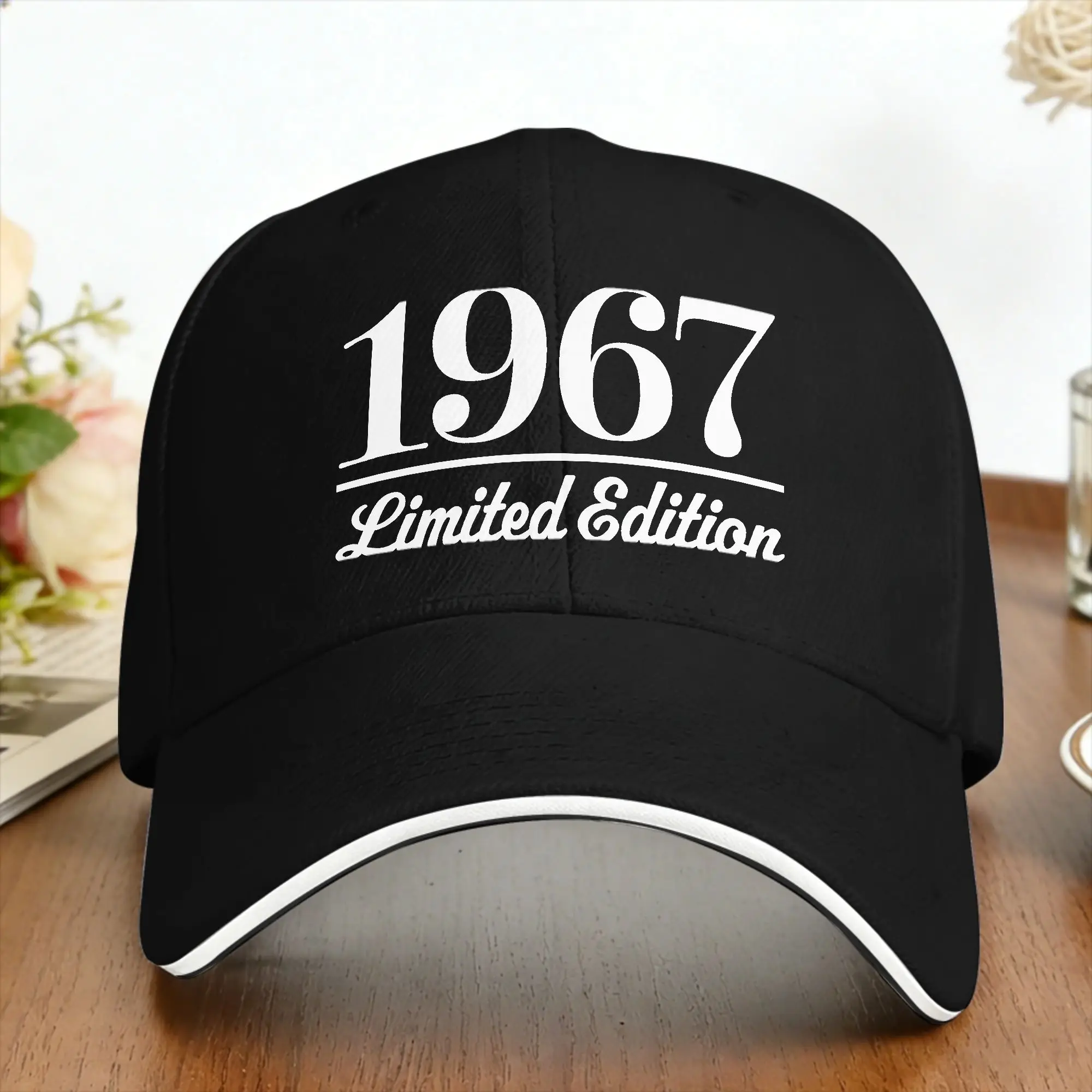 1967 Limited Edition Sun Baseball Cap  Summer Fitted Retro Trucker Hat For Men Kpop Rock Baseball Caps