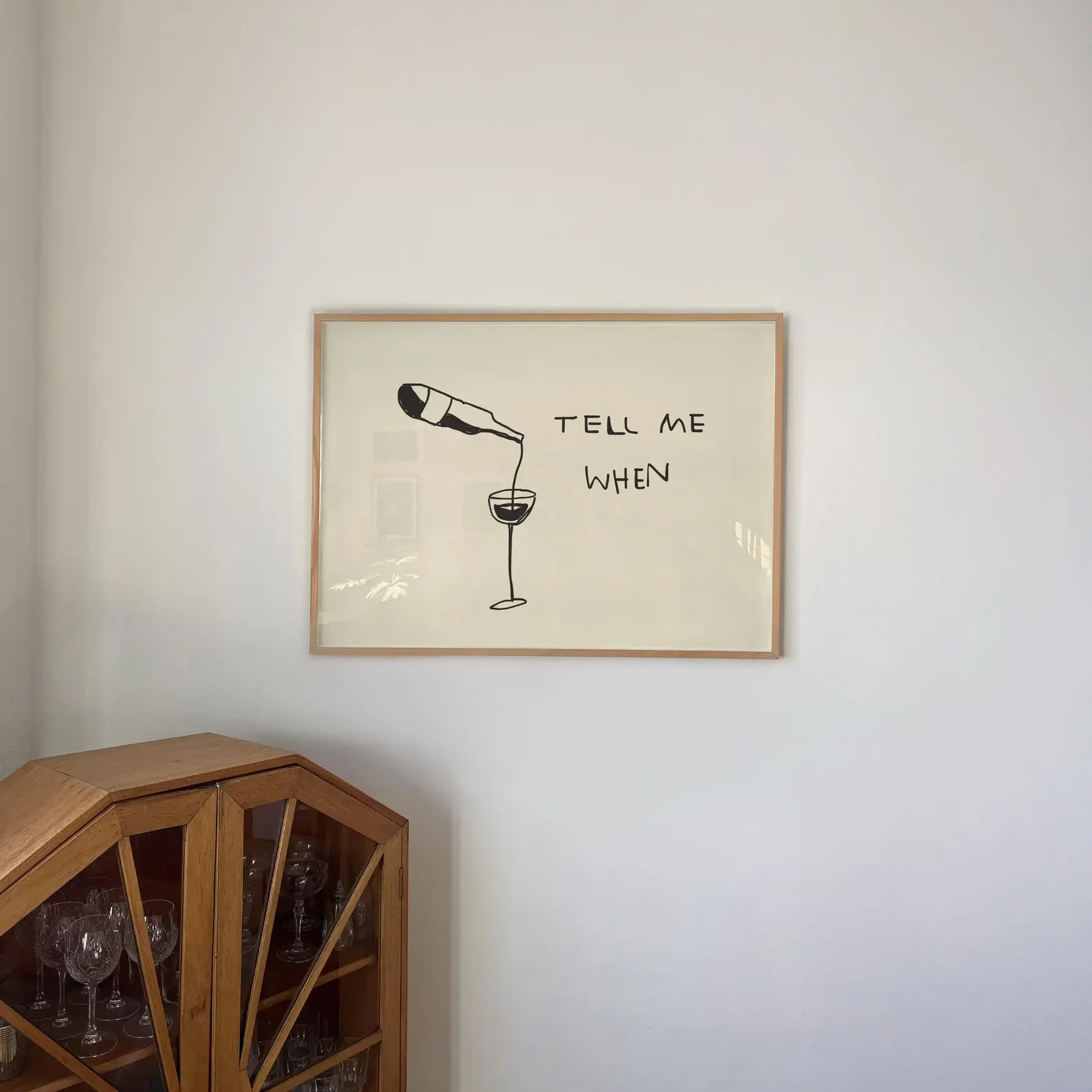 Funny Wine Quote Print: Kitchen Bar Wall Cart Art Digital Horizontal Unframed Wine cheers Poster gift decoration