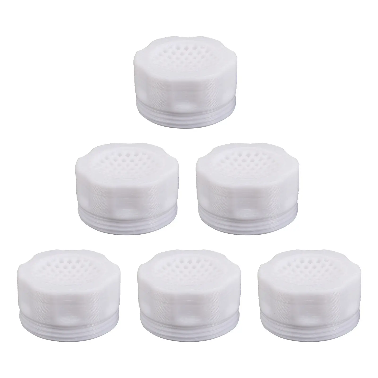 6pcs Faucet Filters for Hard Water Splash Proof Tap Guard Water Saving Nozzle Filter Mini Plastic Anti Splash Attachments