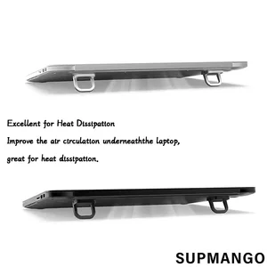 Aluminum mini portable laptop, risk computer, notebook stands, 2pcs per set Main Sales Keyboard Support - №2