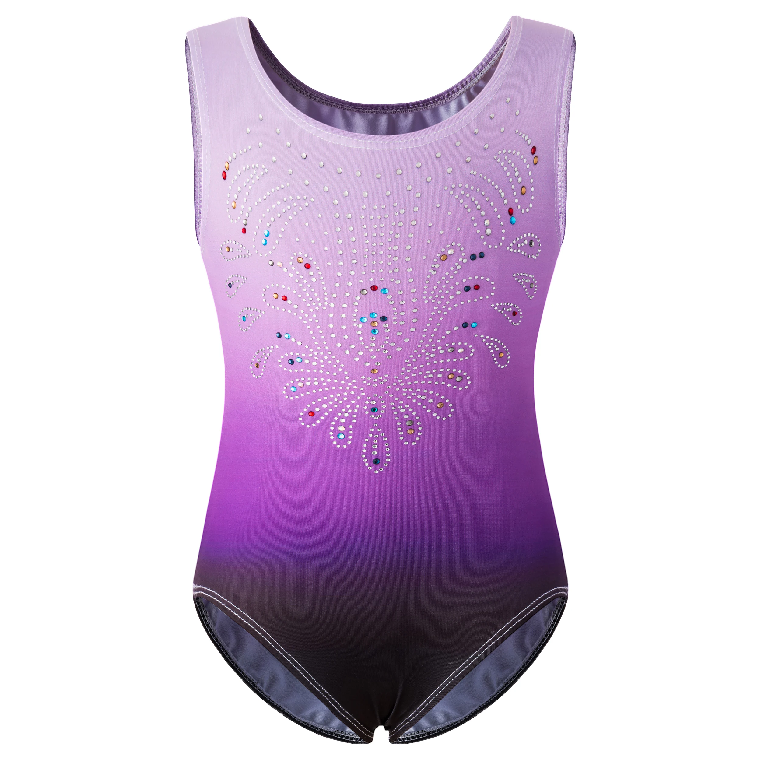 Gymnastics Leotards for Girls Dance Ballet One Piece Shiny Diamond