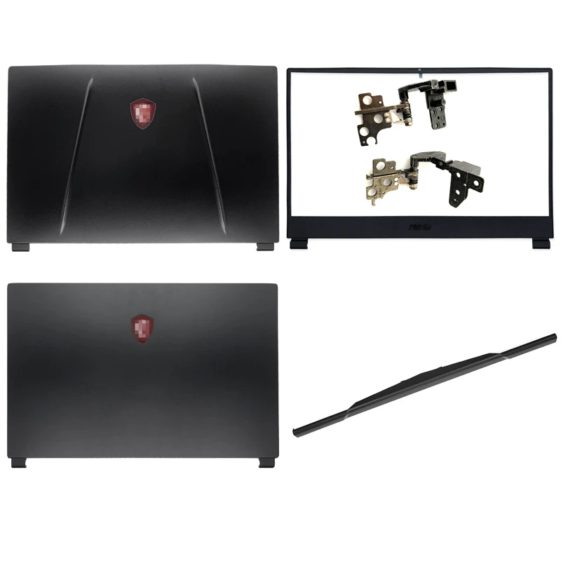 

New For MSI GL65 GP65 MS-16U1 16U5 16U7 3076U1A222HG01 Laptop LCD Back Cover LCD Front Bezel Hinges Hinge Cover A B Black Cover