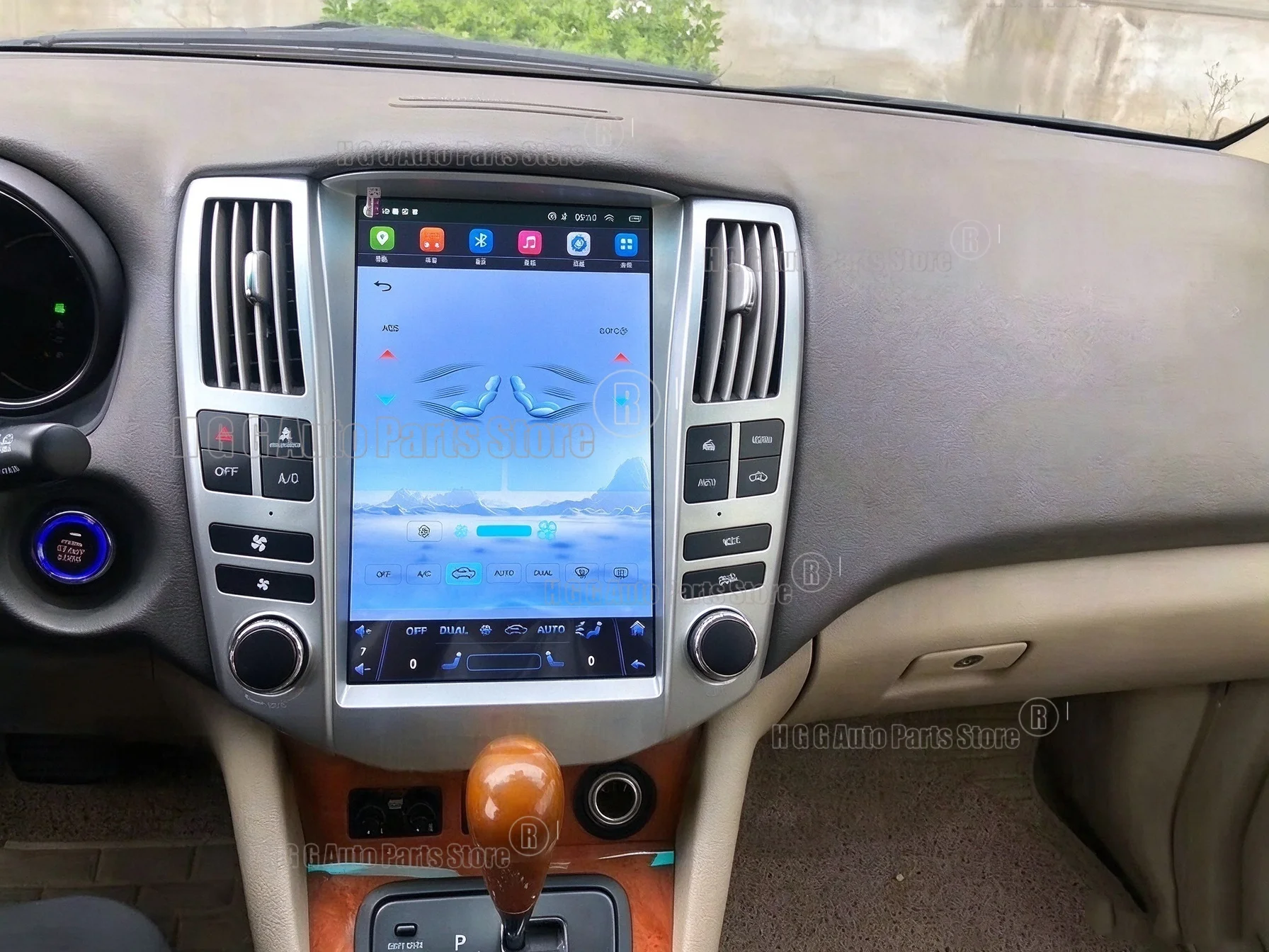 12.8inch Android IPS Screen Car GPS For Lexus RX300 RX330 RX350 RX400h 2004-2008 GPS Navi Radio Video Player Auto Tape Recorder