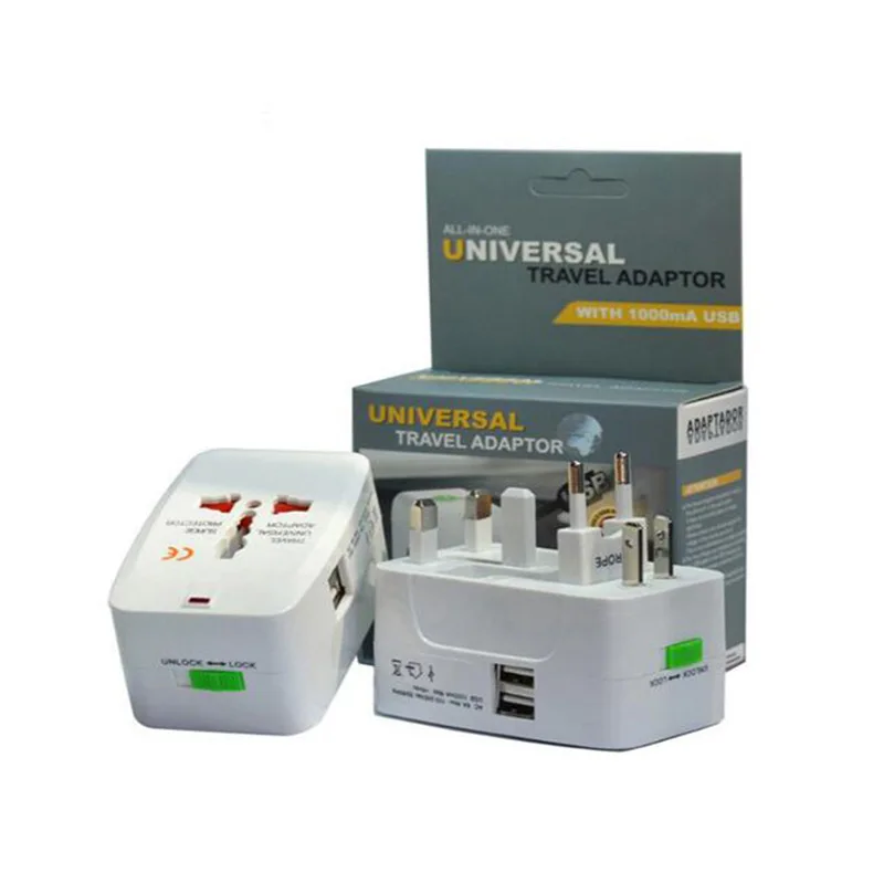 Universal conversion USB plug and socket, suitable for traveling worldwide and featuring multi-functional conversion capability.