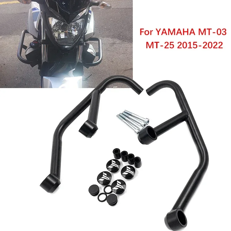 

For Yamaha MT03 MT25 2015-2022 Motorcycle Accessories Falling Engine Protetive Guard Cover CrashBar Protector Bumper MT-03 MT-25